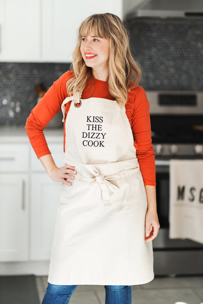 Kiss The Dizzy Cook Apron